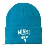 Miami Florida Est 1896 Varsity Beanie thumb 0