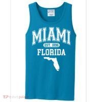 Miami Florida Est 1896 Varsity Tank Top thumb 0