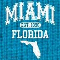 Miami Florida Est 1896 Varsity Tank Top thumb 2