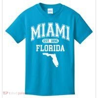Miami Florida Est 1896 Varsity Kids T-Shirt thumb 0