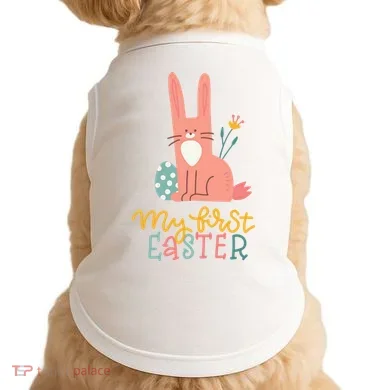 My First Easter Cute Bunny Holiday Doggie Tank