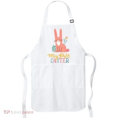 My First Easter Cute Bunny Holiday Apron