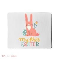 My First Easter Cute Bunny Holiday Mousepad thumb 0