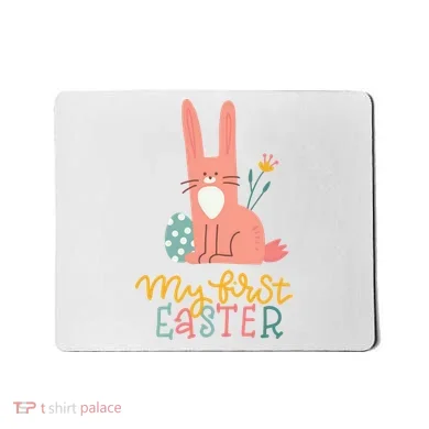 My First Easter Cute Bunny Holiday Mousepad