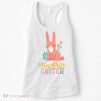 My First Easter Cute Bunny Holiday Women's Tank Top