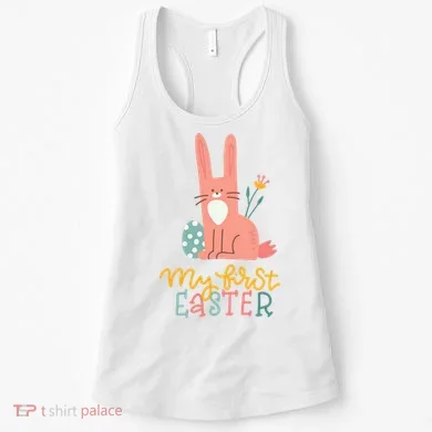 My First Easter Cute Bunny Holiday Women's Tank Top