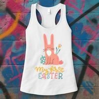 My First Easter Cute Bunny Holiday Women's Tank Top thumb 3
