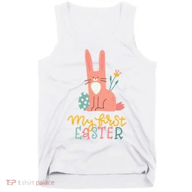 My First Easter Cute Bunny Holiday Tank Top