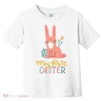 My First Easter Cute Bunny Holiday Toddler T-Shirt thumb 0