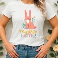 My First Easter Cute Bunny Holiday Women's T-Shirt thumb 2