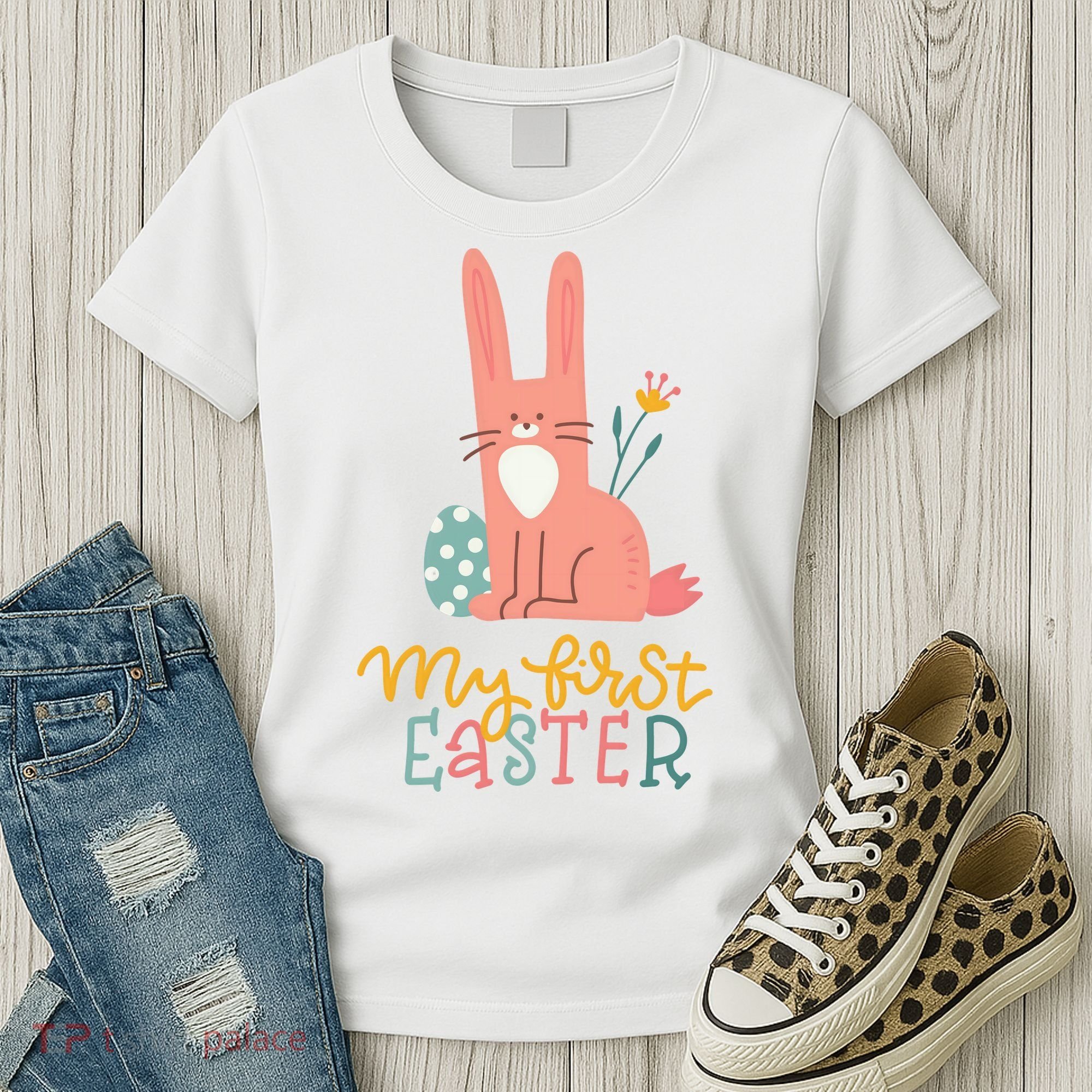 My First Easter Cute Bunny Holiday Women's T-Shirt