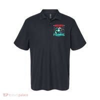 Merry Fishmas Funny Christmas Fishing Fish Gift Xmas Polo thumb 0