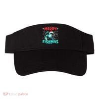 Merry Fishmas Funny Christmas Fishing Fish Gift Xmas Visor thumb 0