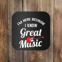 Music Festival Funny Concert Goer Expert Coaster thumb 0