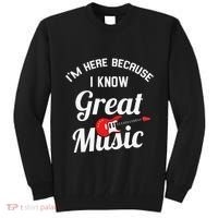 Music Festival Funny Concert Goer Expert Tall Sweatshirt thumb 0