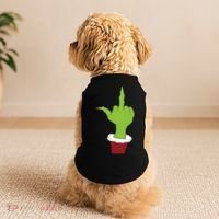 Middle Finger Funny Holiday Doggie Tank thumb 2