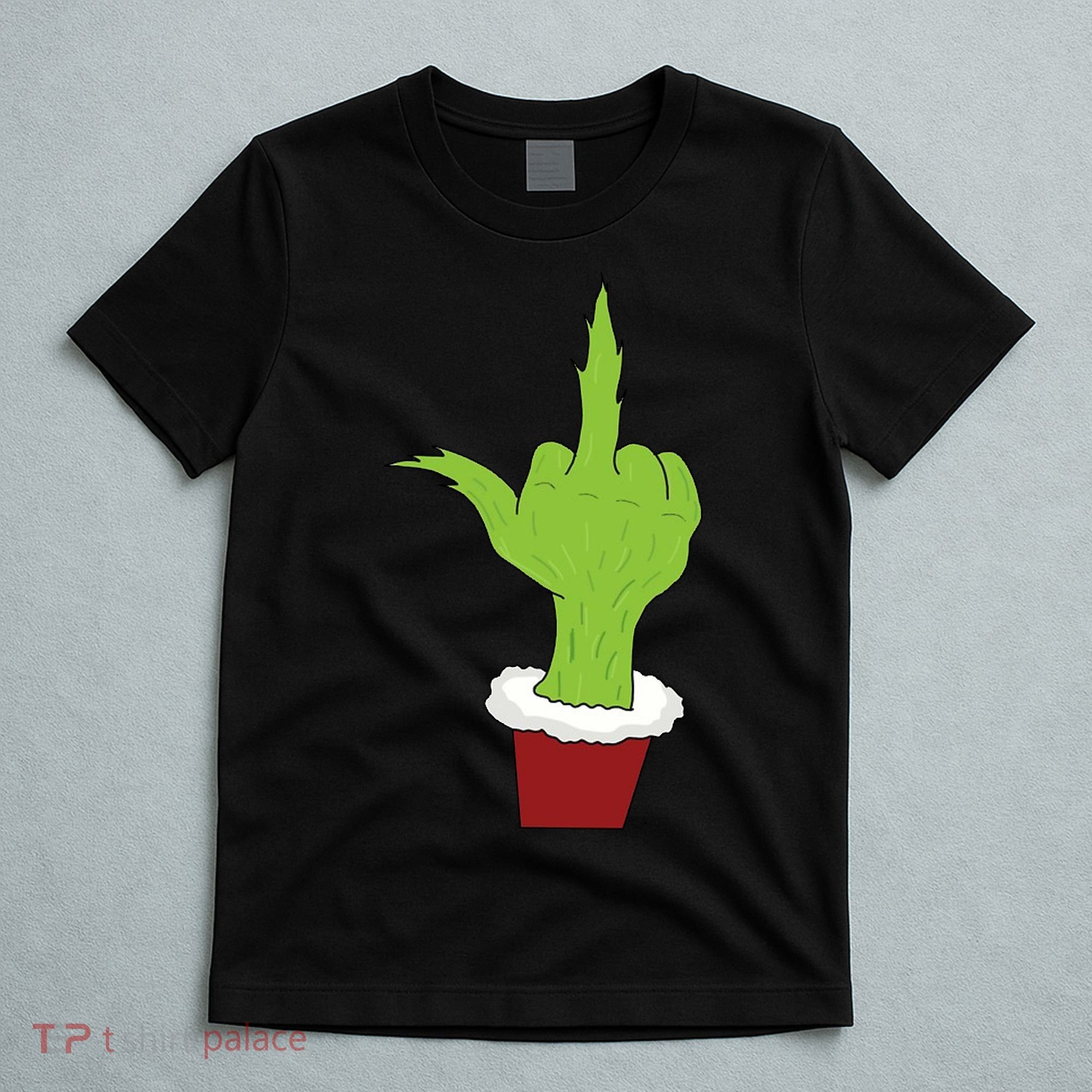 Middle Finger Funny Holiday T-Shirt