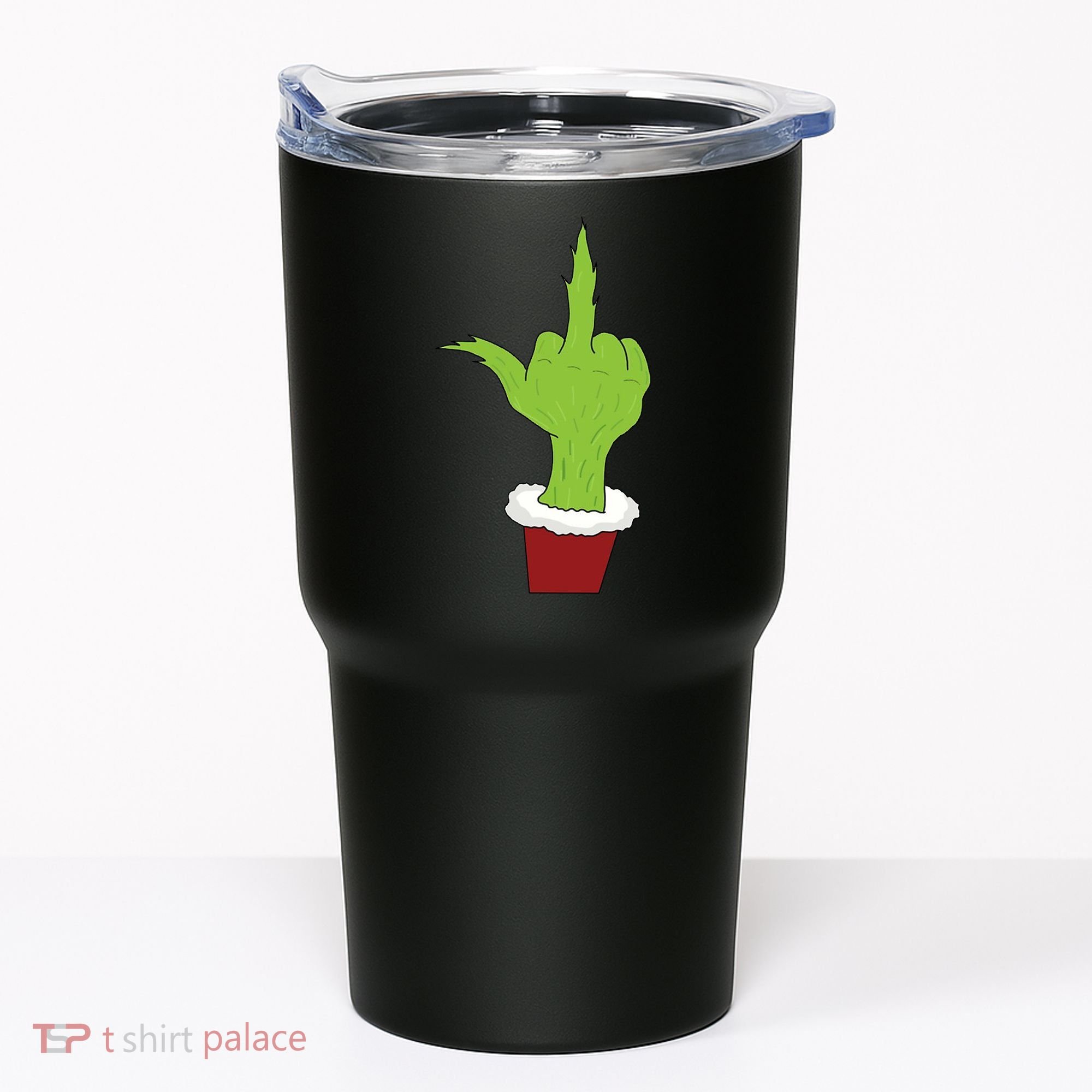 Middle Finger Funny Holiday Tumbler