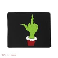 Middle Finger Funny Holiday Mousepad thumb 0