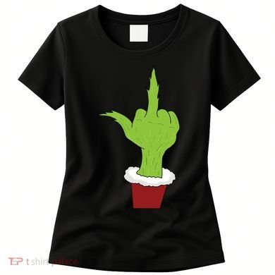 Middle Finger Funny Holiday Women's T-Shirt