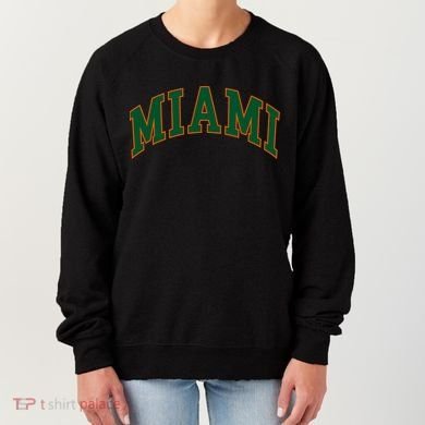 Miami Football Font Women's Sweatshirt