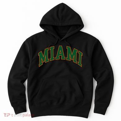 Miami Football Font Hoodie