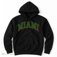 Miami Football Font Hoodie thumb 0
