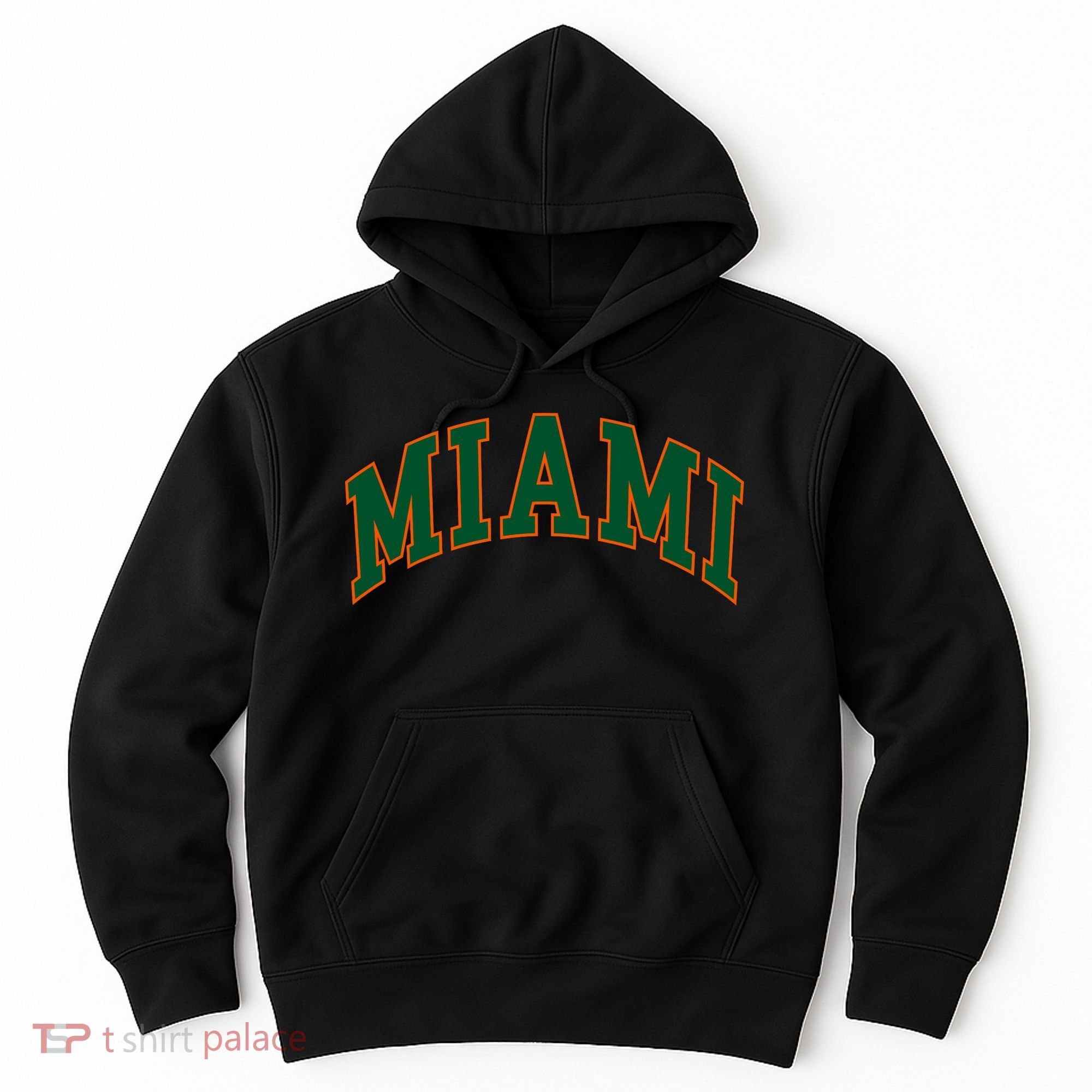 Miami Football Font Hoodie