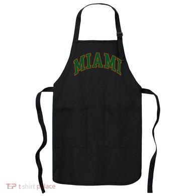 Miami Football Font Apron