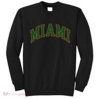 Miami Football Font Sweatshirt thumb 0