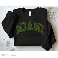 Miami Football Font Sweatshirt thumb 2