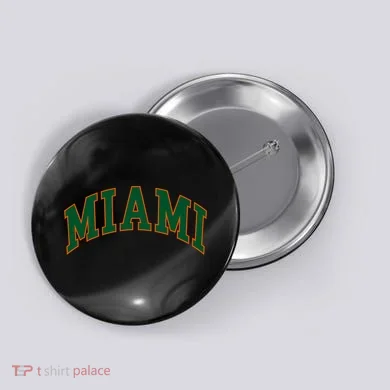 Miami Football Font Button