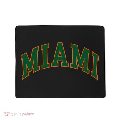 Miami Football Font Mousepad