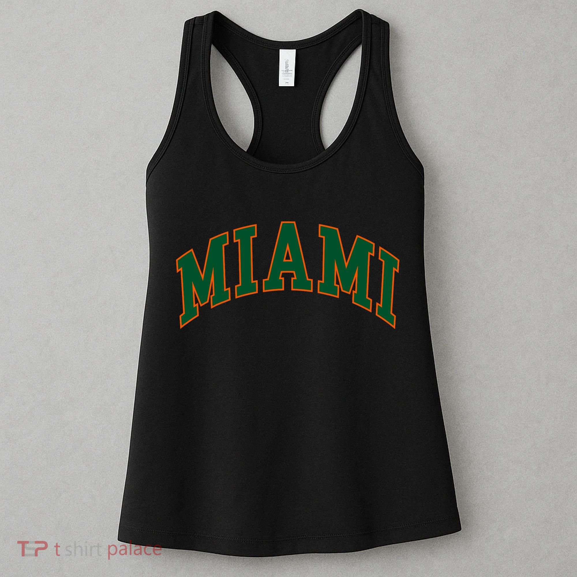 Miami Football Font Women's Tank Top