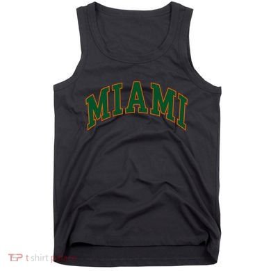 Miami Football Font Tank Top