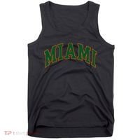 Miami Football Font Tank Top thumb 0