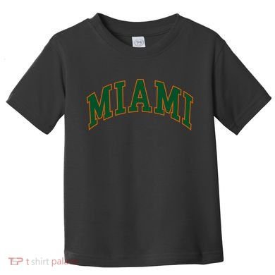 Miami Football Font Toddler T-Shirt