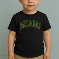 Miami Football Font Toddler T-Shirt thumb 2