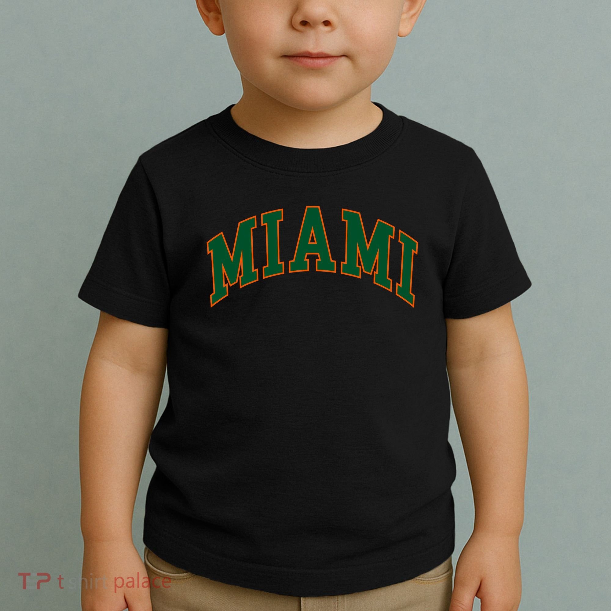 Miami Football Font Toddler T-Shirt