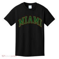 Miami Football Font Kids T-Shirt thumb 0