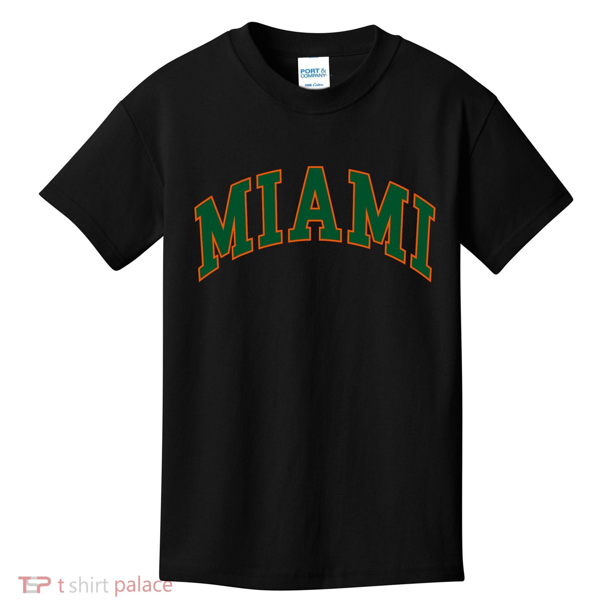 Miami Football Font Kids T-Shirt