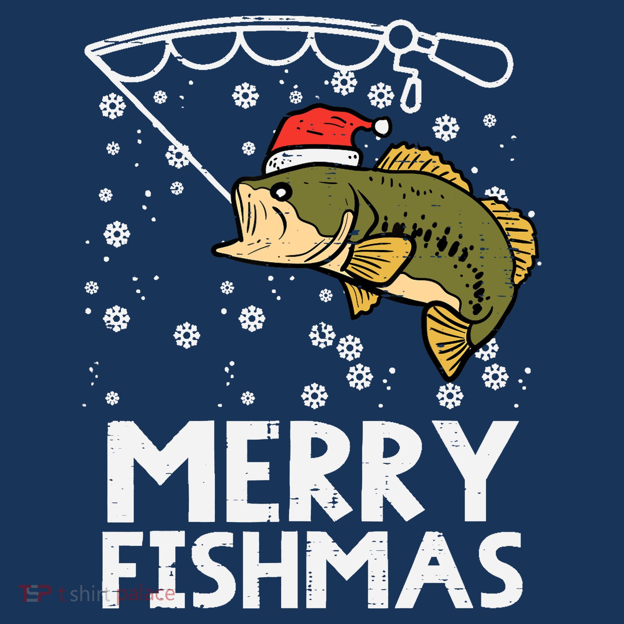 Merry Fishmas Fish Fishing Xmas Christmas Dad Women's Tank Top