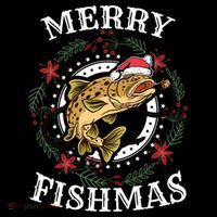 Merry Fishmas For Fisher Or Fishing Lover Gift Coffee Mug thumb 5