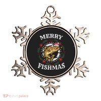 Merry Fishmas For Fisher Or Fishing Lover Gift Ornament thumb 0
