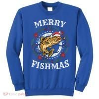 Merry Fishmas For Fisher Or Fishing Lover Gift Sweatshirt thumb 0