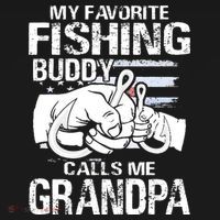 My Favorite Fishing Buddy Calls Me Grandpa T-Shirt thumb 7