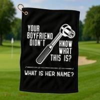 Mechanic Fun For Car Mechanics And DIY Handyman Golf Towel thumb 1