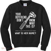 Mechanic Fun For Car Mechanics And DIY Handyman Kids Sweatshirt thumb 0
