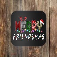 Merry Friendsmas Friends Christmas Matching Xmas Gift Coaster thumb 0