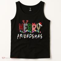 Merry Friendsmas Friends Christmas Matching Xmas Gift Tank Top thumb 2